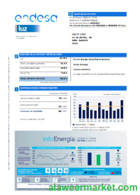 Endesa luz utility business bill  SCR
